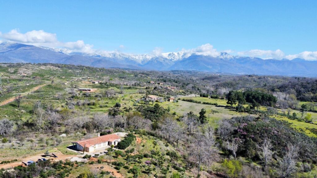 Venta de finca en la zona de La Vera, con 8,6 hectáreas y 250 m2 de casa